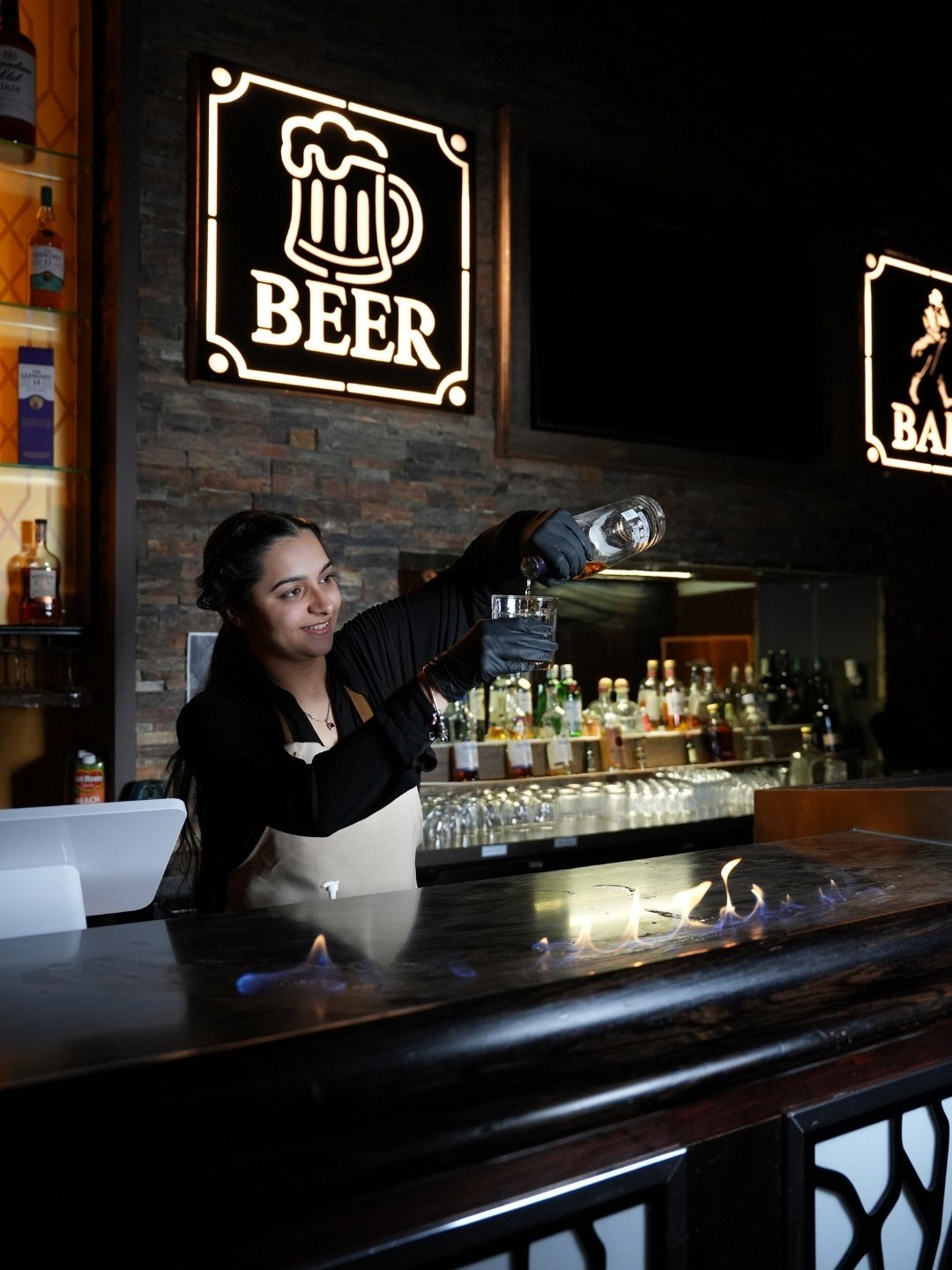 Craft cocktails at a late-night Indian bar in Brampton